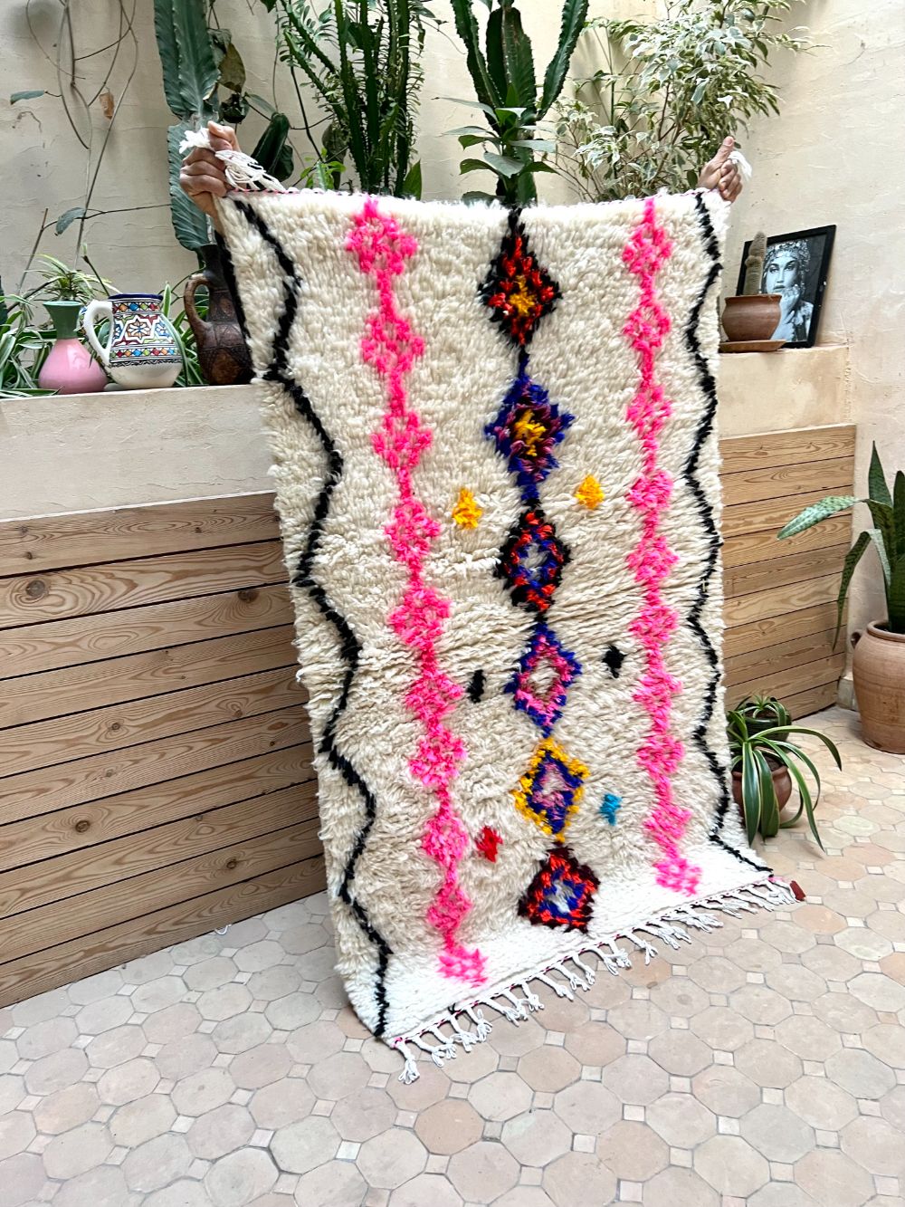 Reserved Jaako : Moroccan Ourika Rug 150x95cm