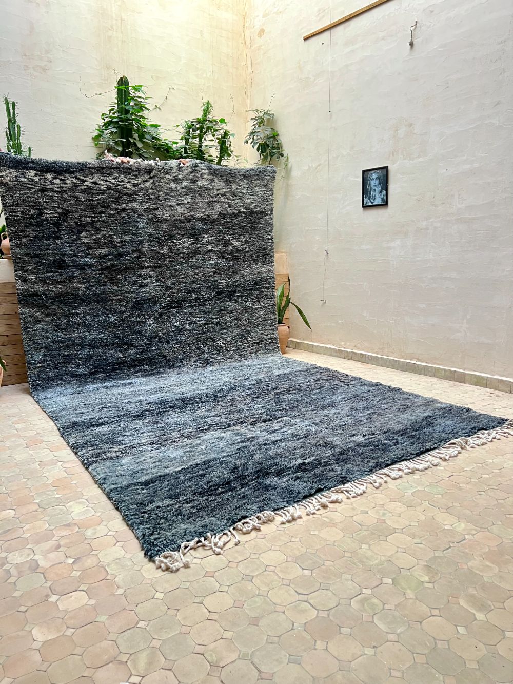 Order by Size: Moroccan Graphite Bear Rug