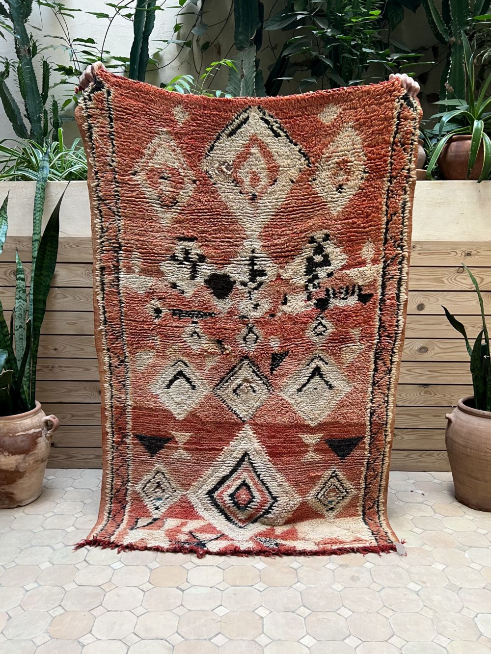 Marokkolainen vintage Boujaad matto 150x95cm