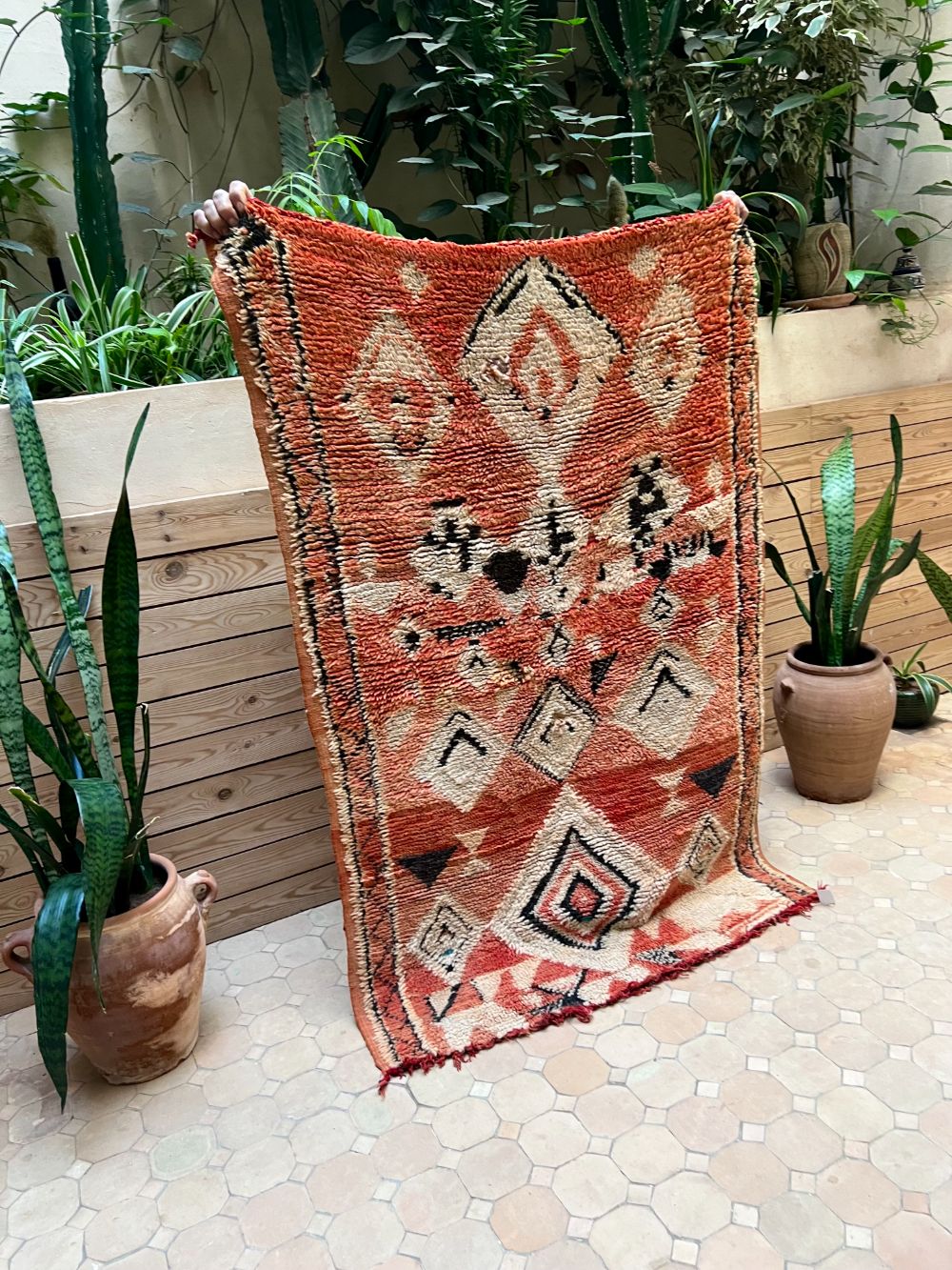 Moroccan Vintage Boujaad Rug 150x95cm