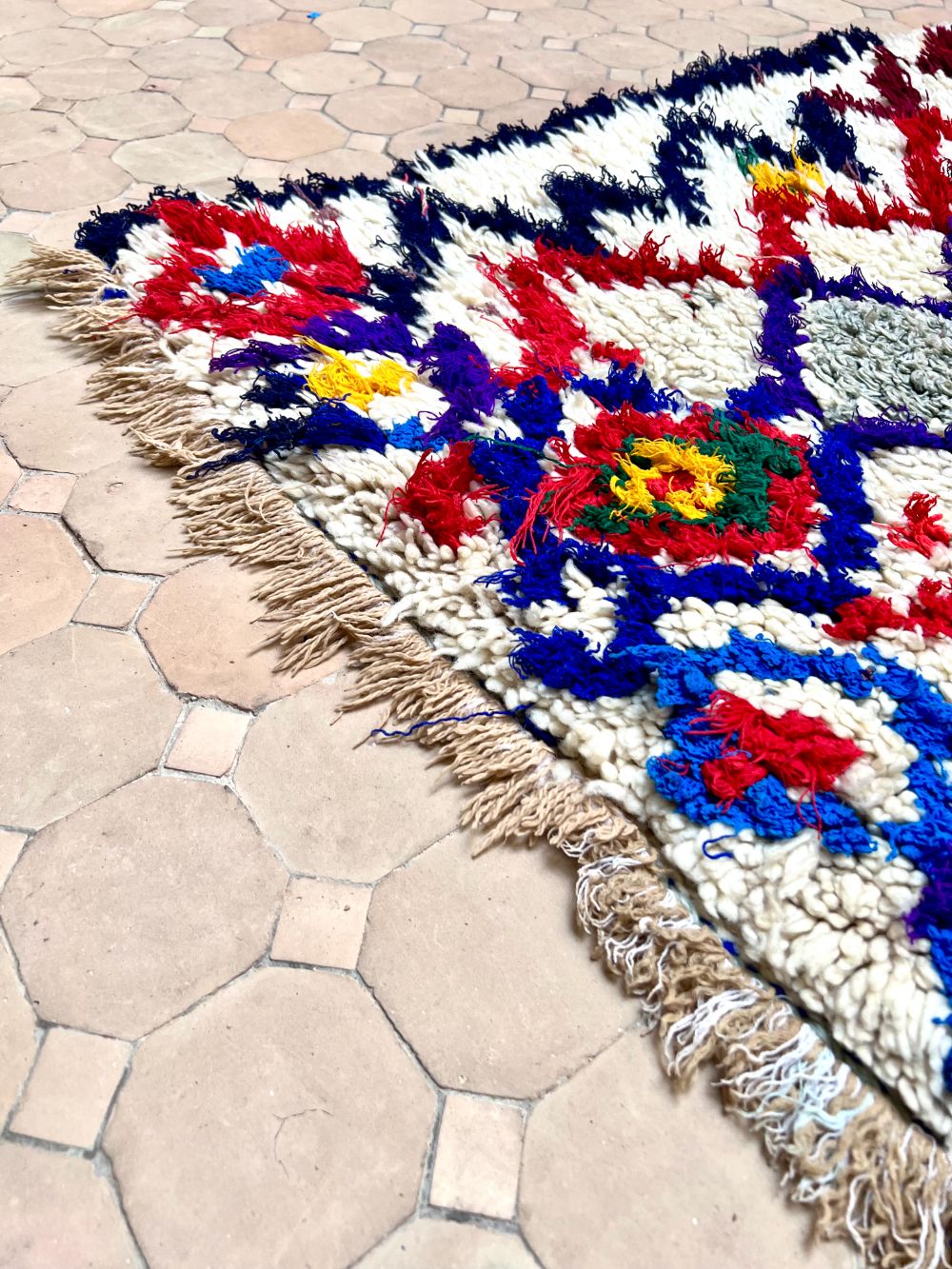 Marokkolainen vintage Azilal-matto 175x75cm