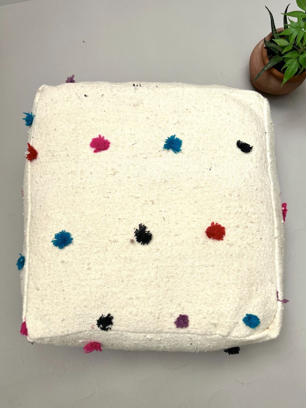 Moroccan Hanbel Pouf