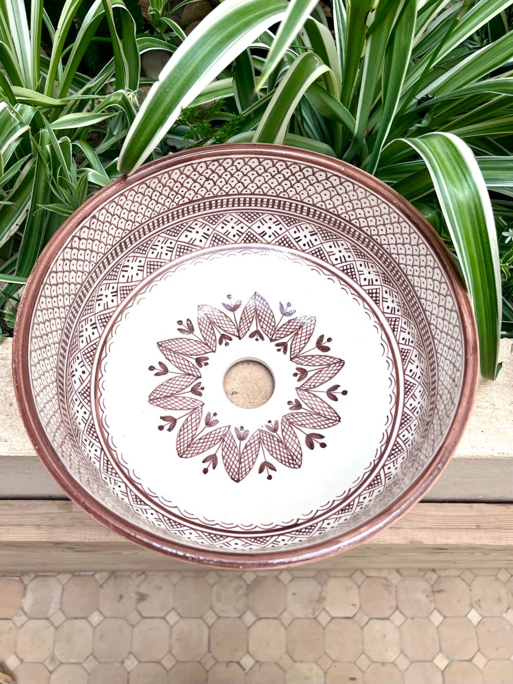 Order by Size: Moroccan Washbasin sink