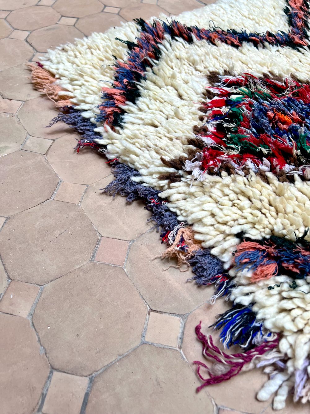 Marokkolainen vintage Azilal-matto 190x70cm