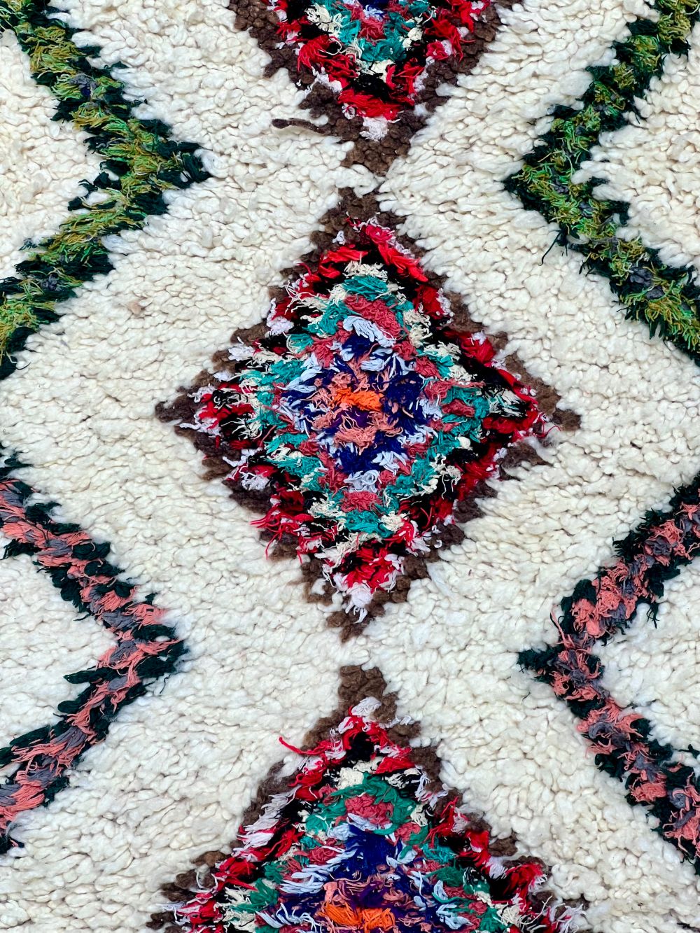 Marokkolainen vintage Azilal-matto 190x70cm