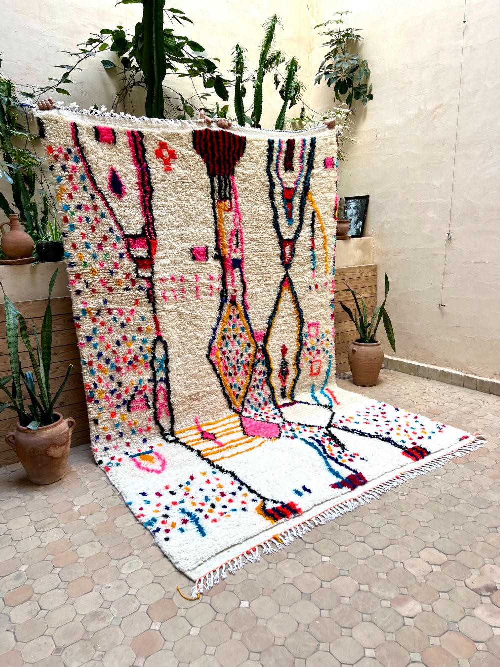 Marokkolainen Azilal-matto 300x190cm