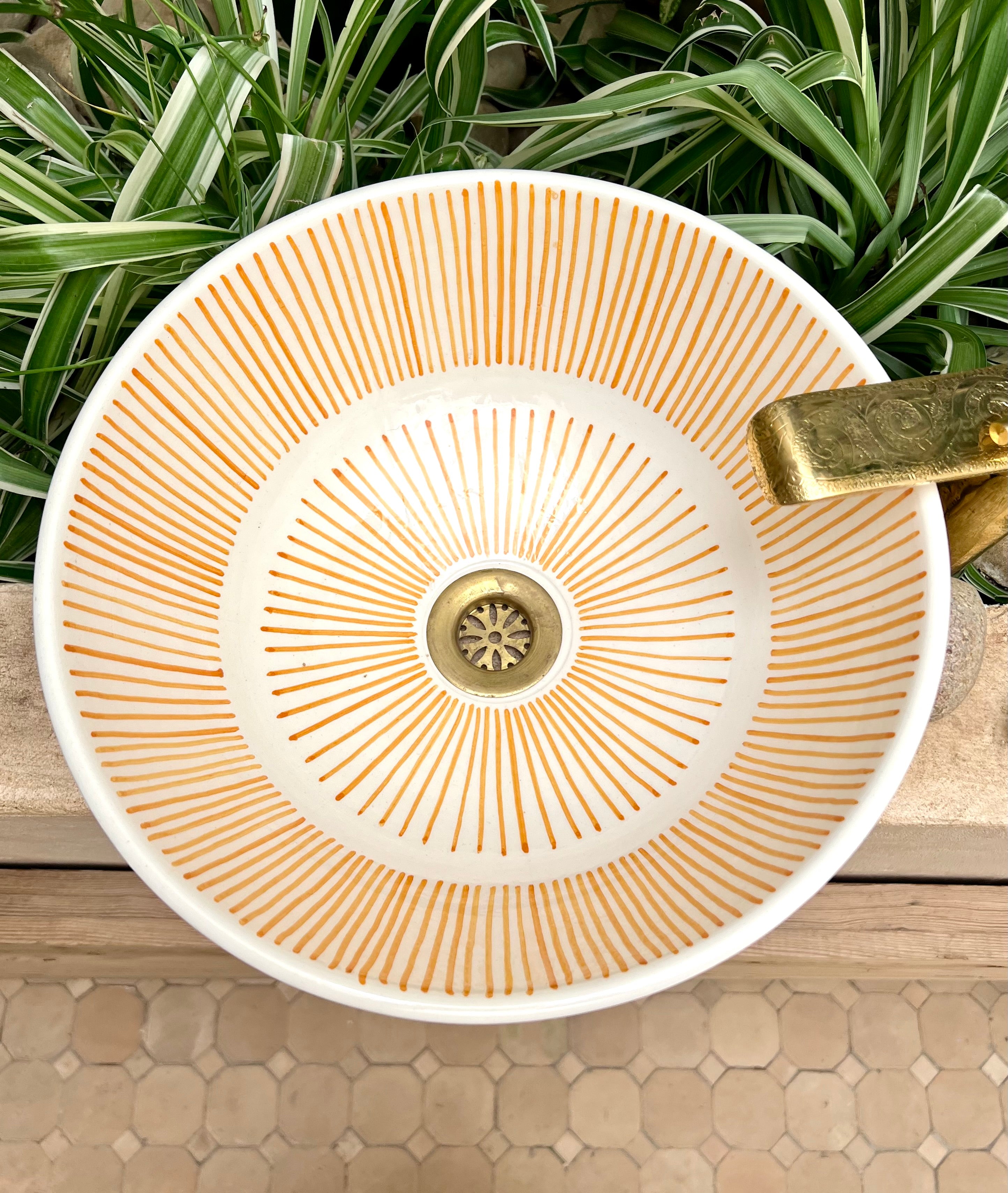 Moroccan Washbasin sink Beam ⌀35cm