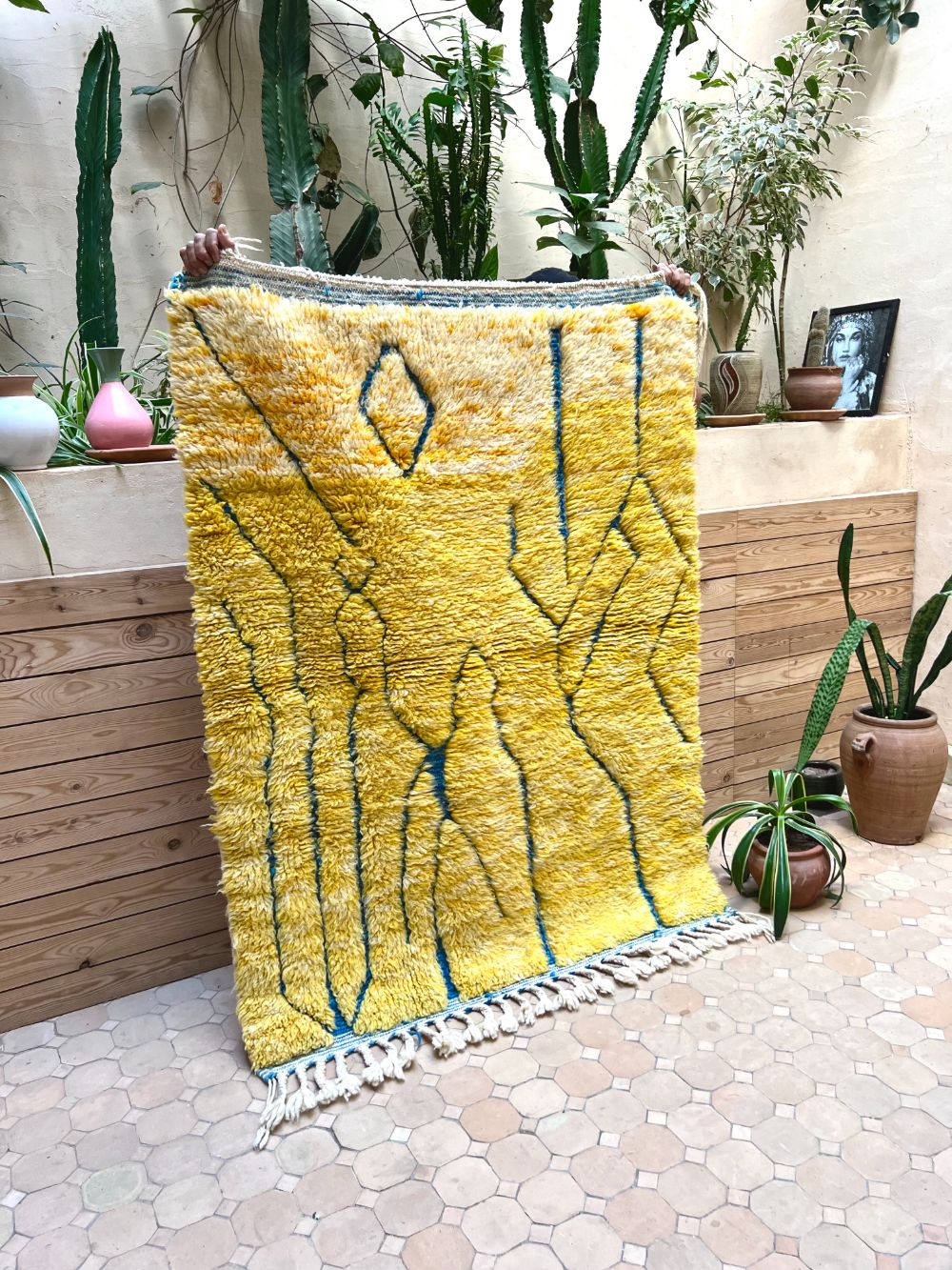 Marokkolainen Saghira-matto 150x115cm