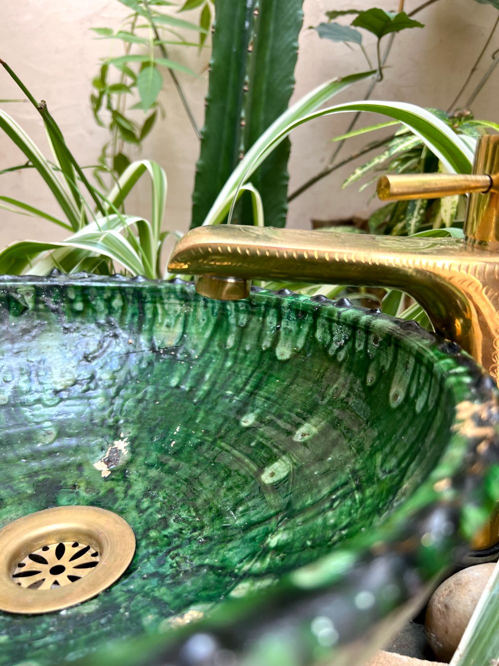 Moroccan Tamgeroute Washbasin Sink ⌀33cm