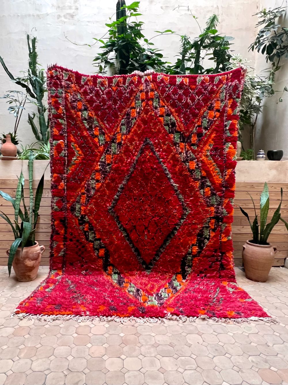 Moroccan Vintage Beni M'Guild Rug 245x165cm