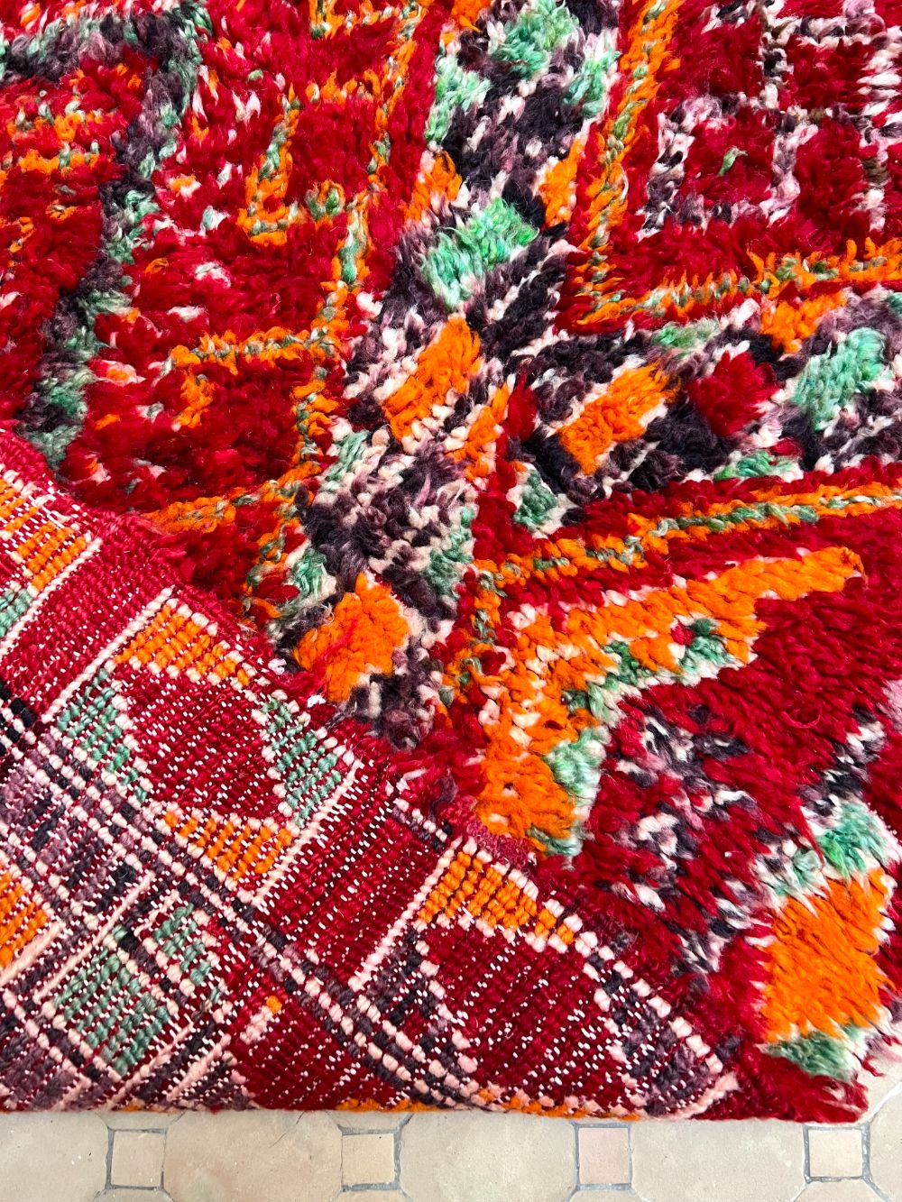 Moroccan Vintage Beni M'Guild Rug 245x165cm