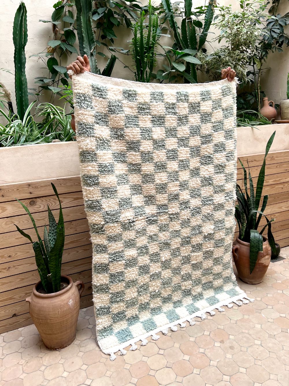 Moroccan Checkered Rug 150x100cm