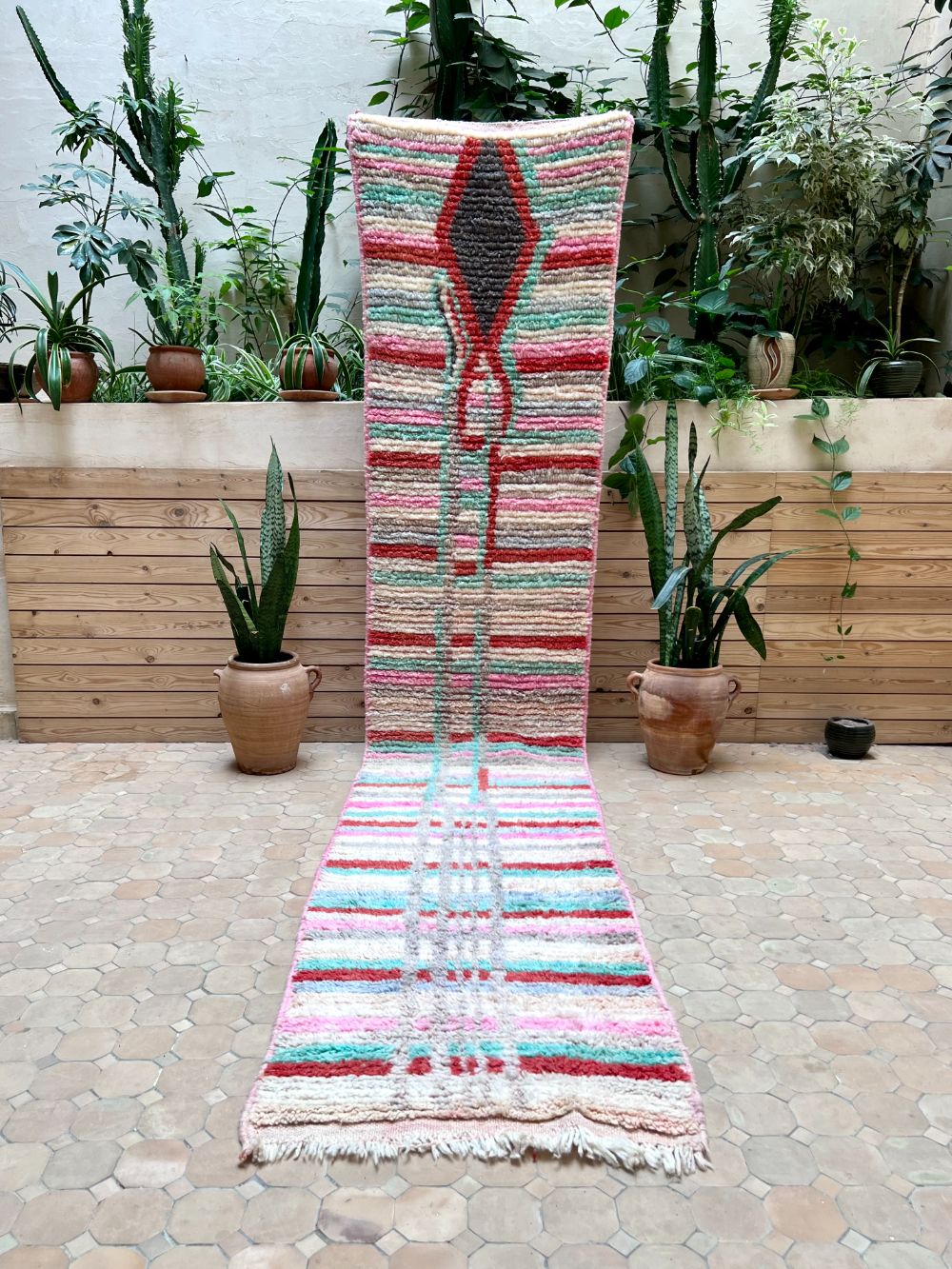 Marokkolainen käytävämatto Boujaad 355x70cm