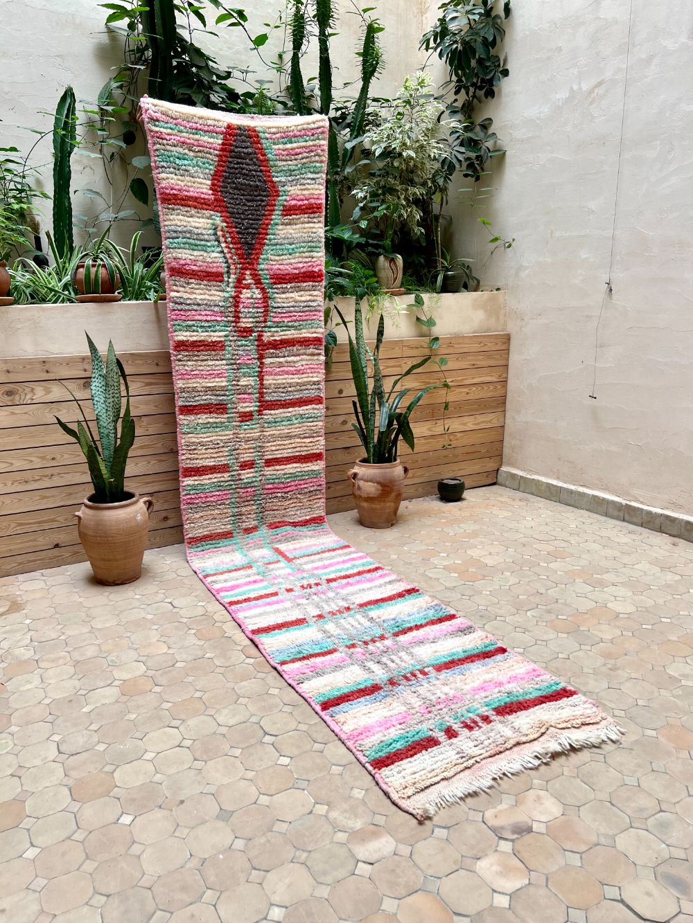 Marokkolainen käytävämatto Boujaad 355x70cm