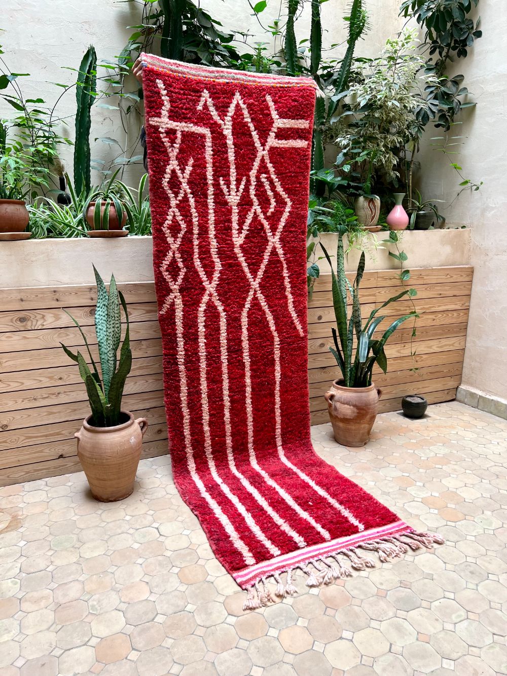 Moroccan Boujaad Runner 255x75cm