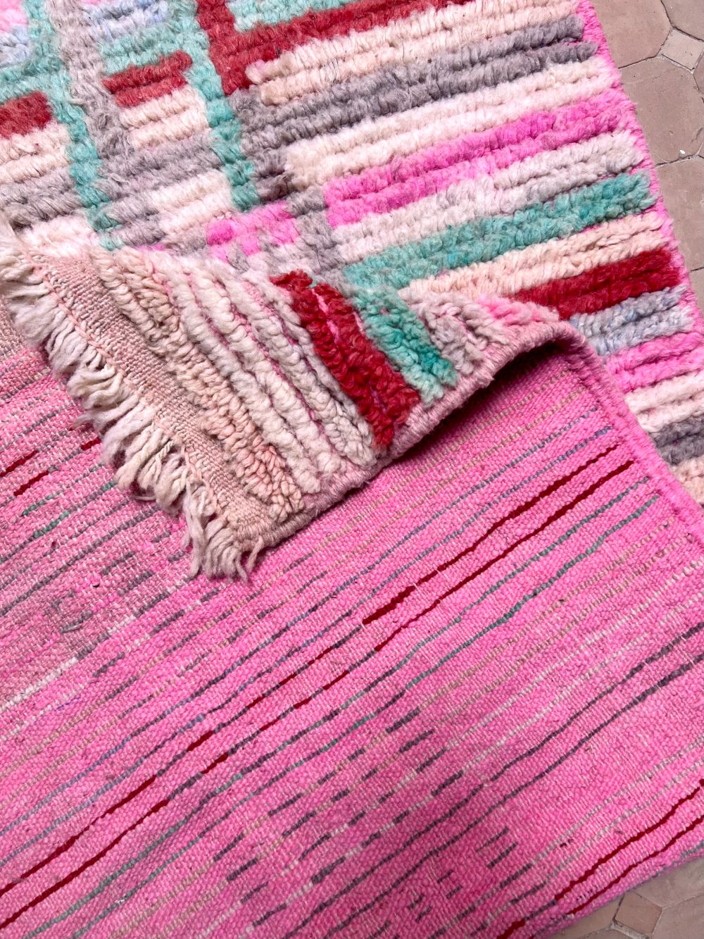 Marokkolainen käytävämatto Boujaad 355x70cm