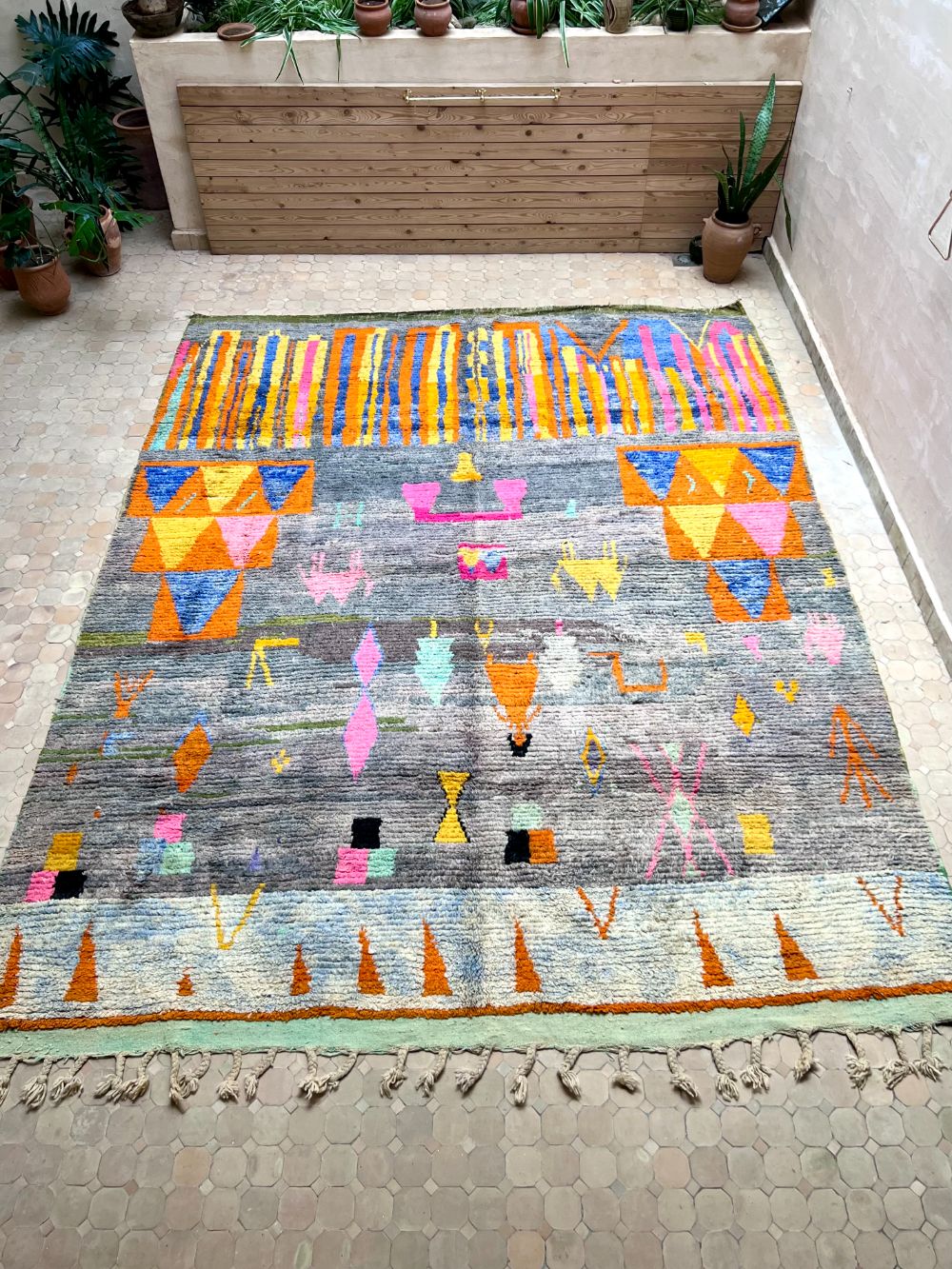 Marokkolainen Boujaad matto 385x300cm