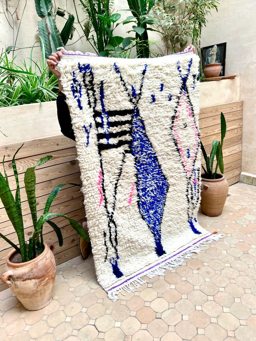 Marokkolainen Azilal-matto 145x95cm