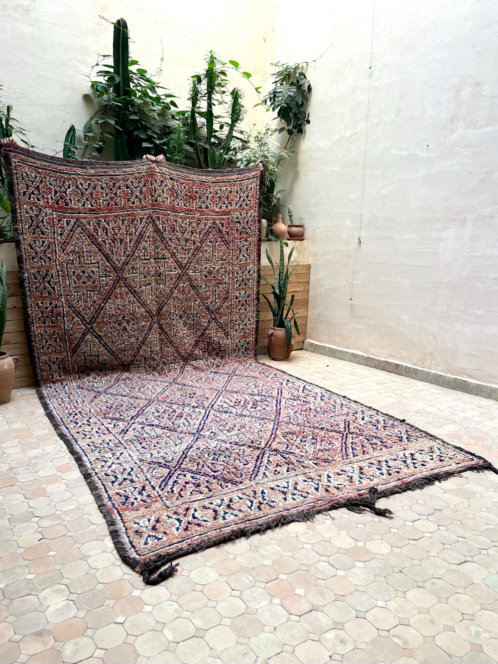 Marokkolainen vintage Zayane matto 420x200cm