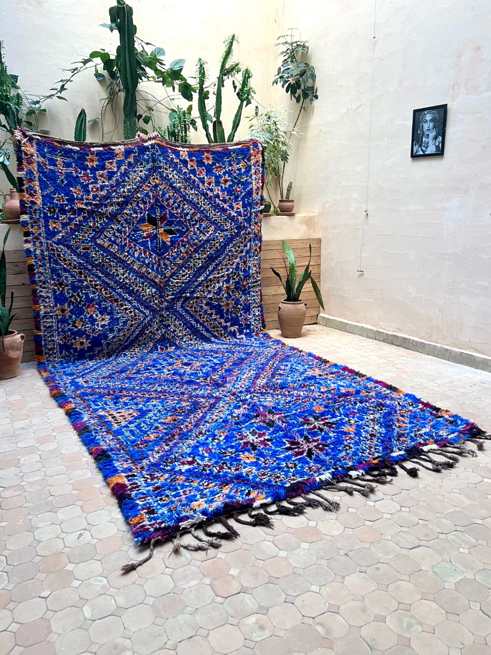 Moroccan Vintage Beni M'Guild Rug 415x200cm