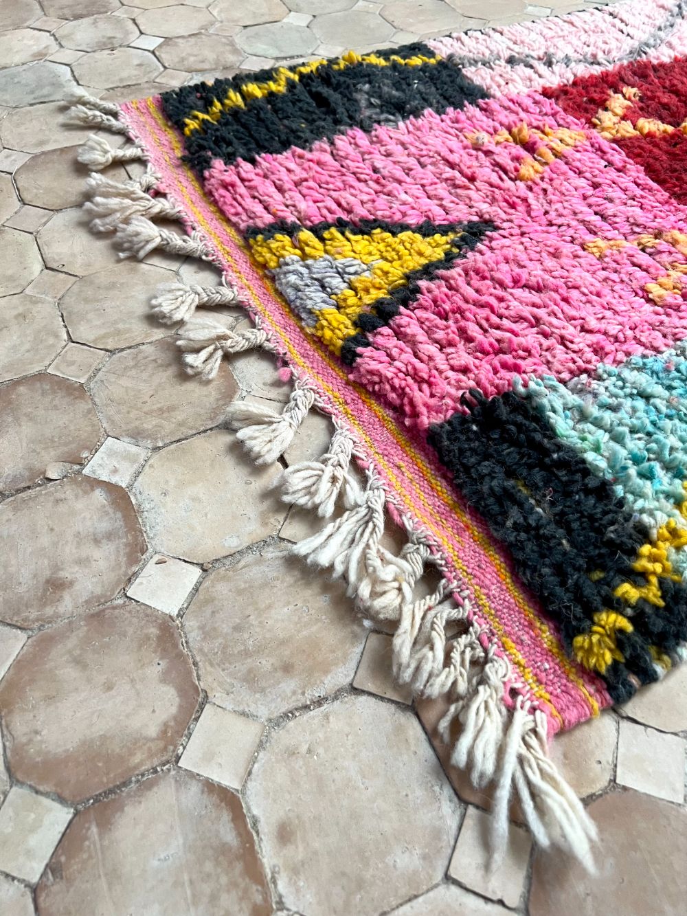 Marokkolainen käytävämatto Boujaad 390x70cm