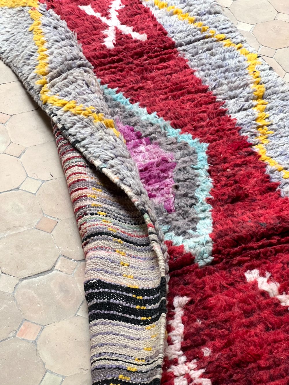 Marokkolainen käytävämatto Boujaad 390x70cm