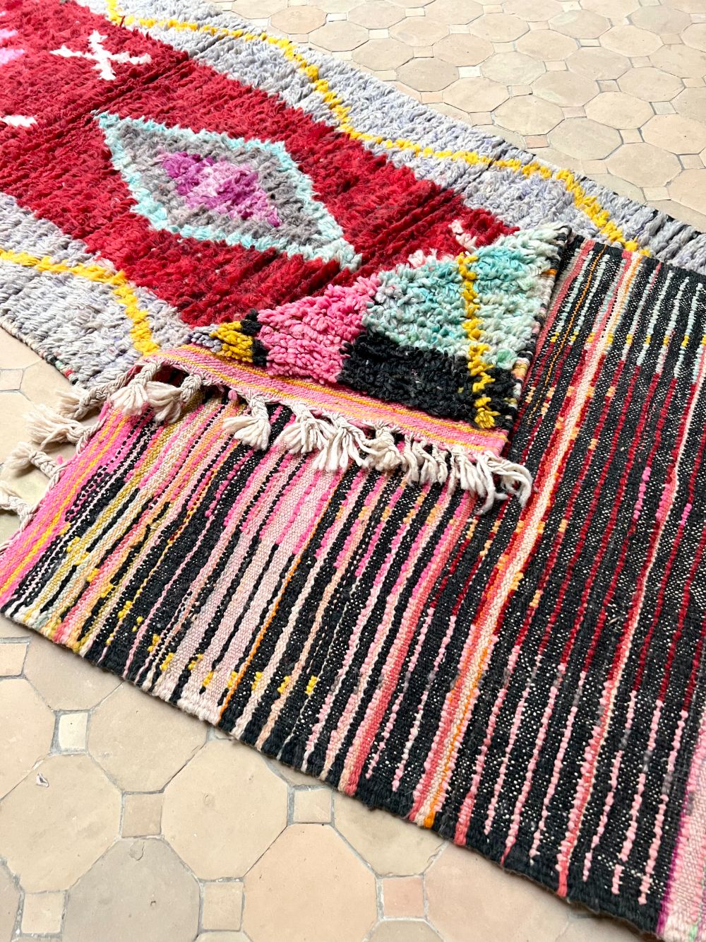 Marokkolainen käytävämatto Boujaad 390x70cm