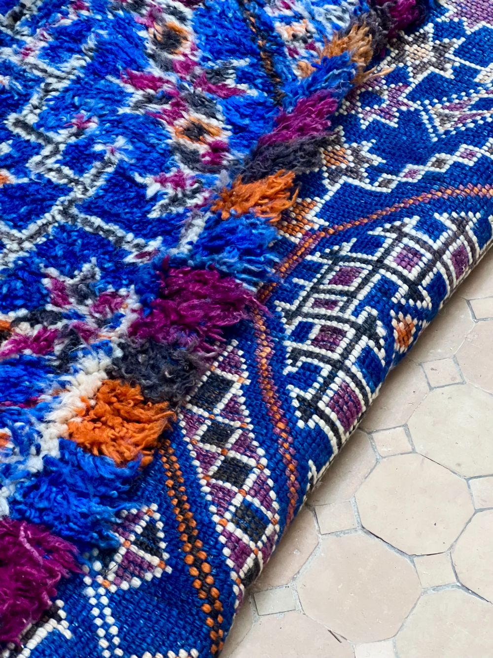 Moroccan Vintage Beni M'Guild Rug 415x200cm