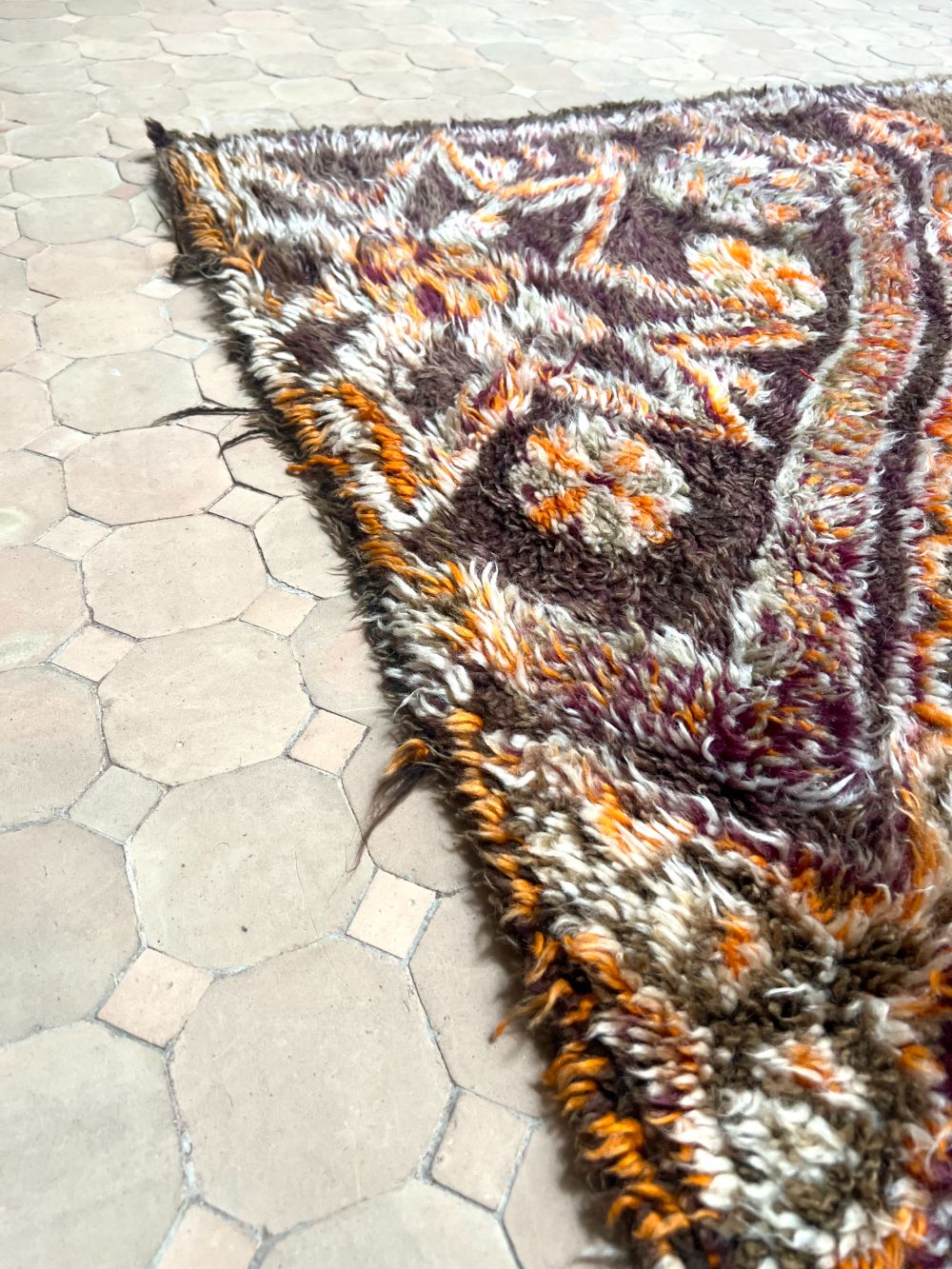 Moroccan Vintage Beni M'Guild Rug 380x185cm