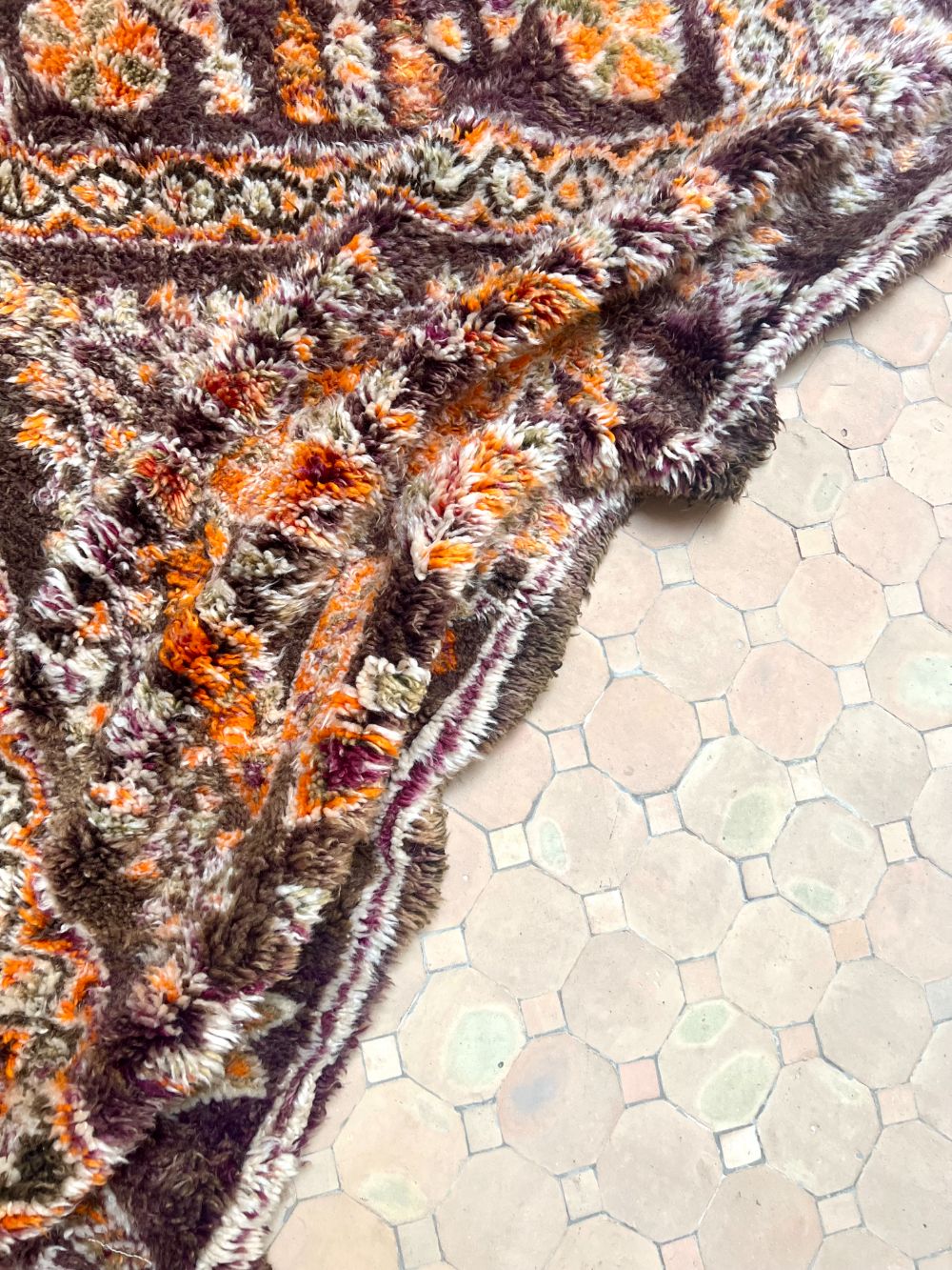 Moroccan Vintage Beni M'Guild Rug 380x185cm