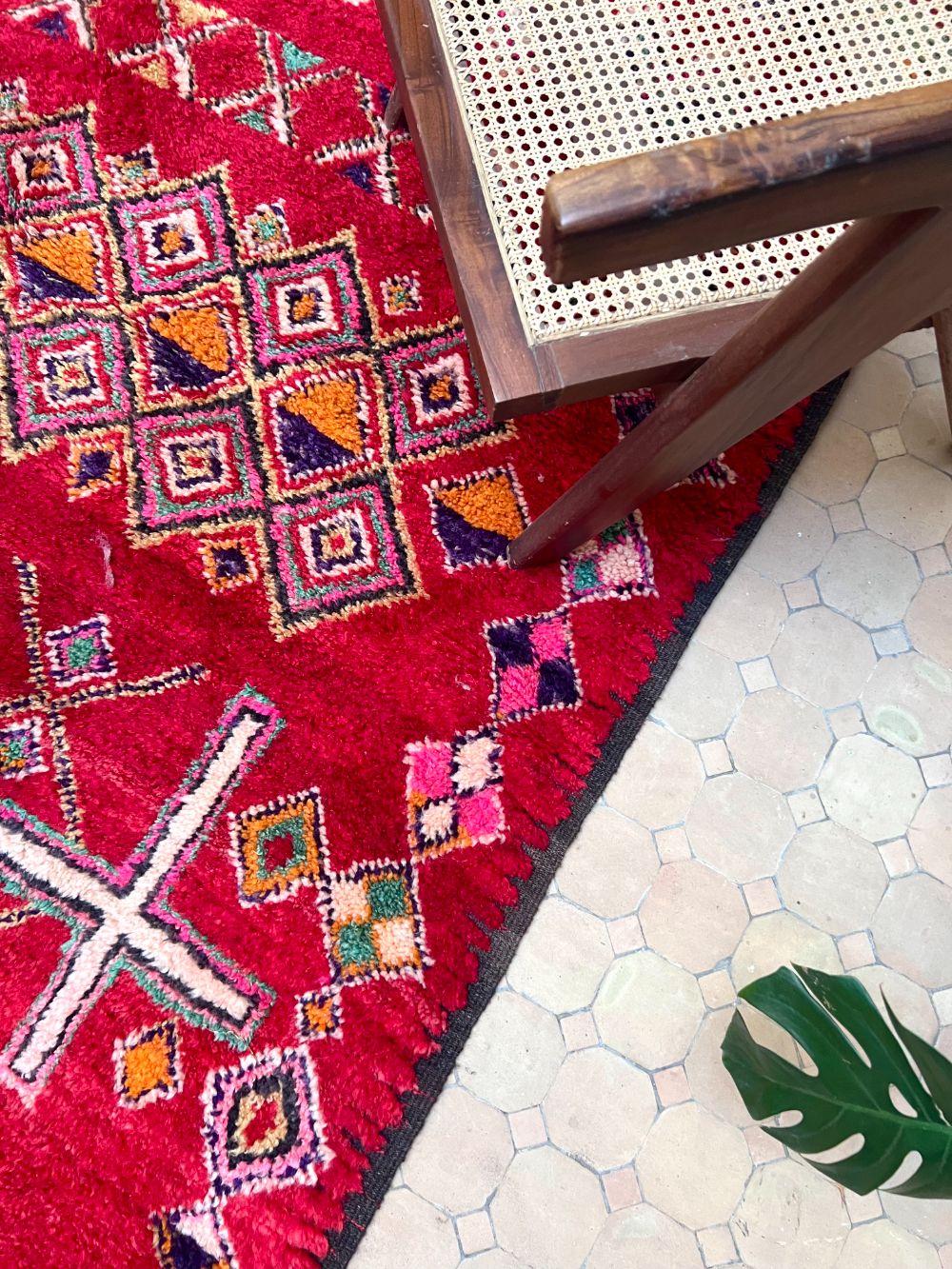 Moroccan Vintage Boujaad Rug 375x190cm