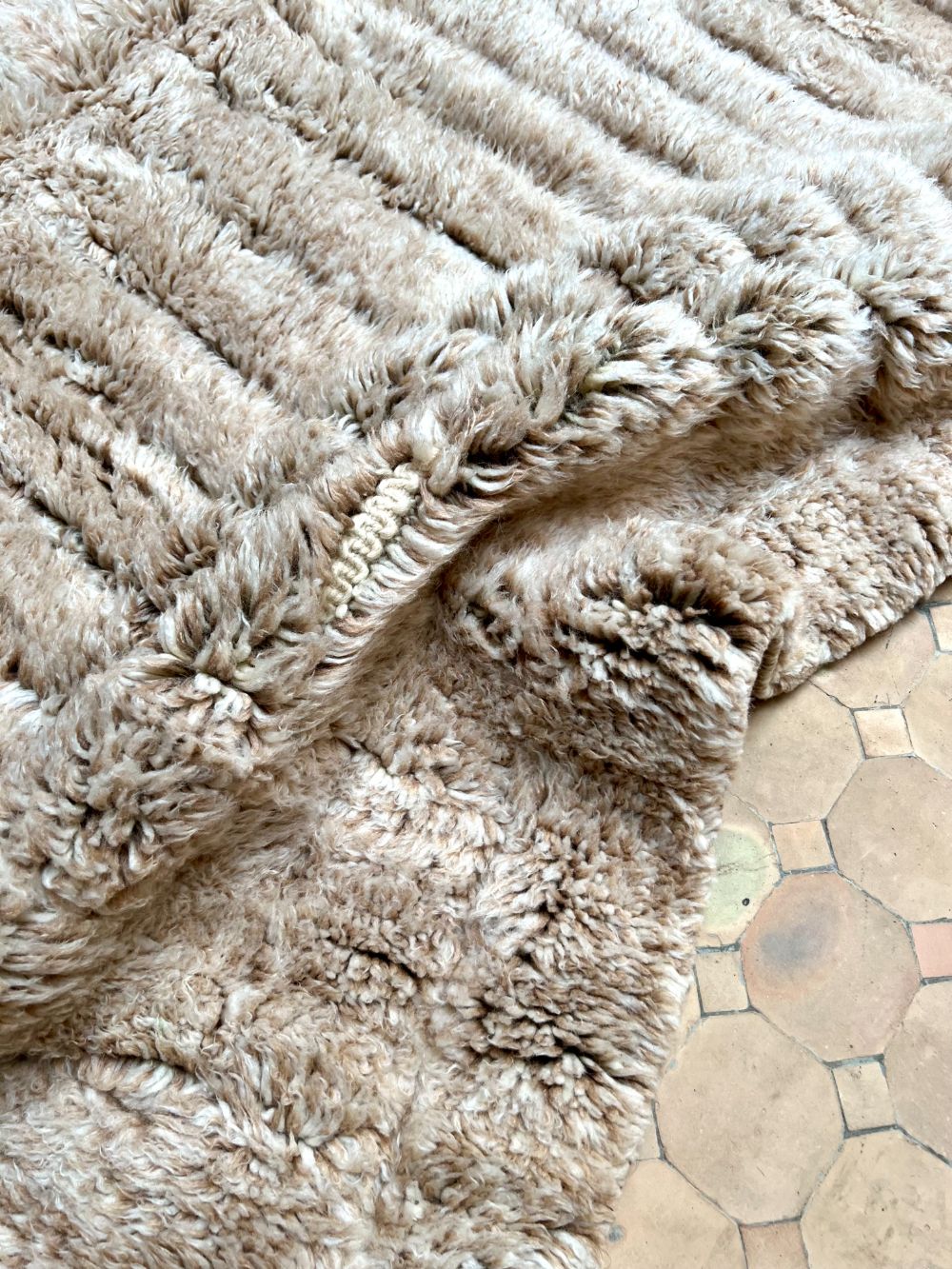 Moroccan Grey Bear Rug 305x210cm