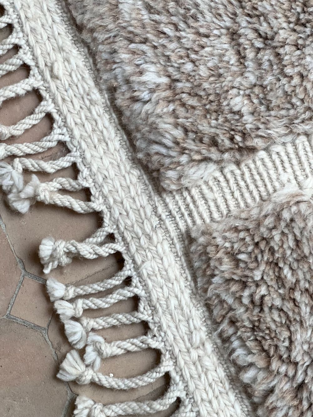 Moroccan Grey Bear Rug 305x210cm