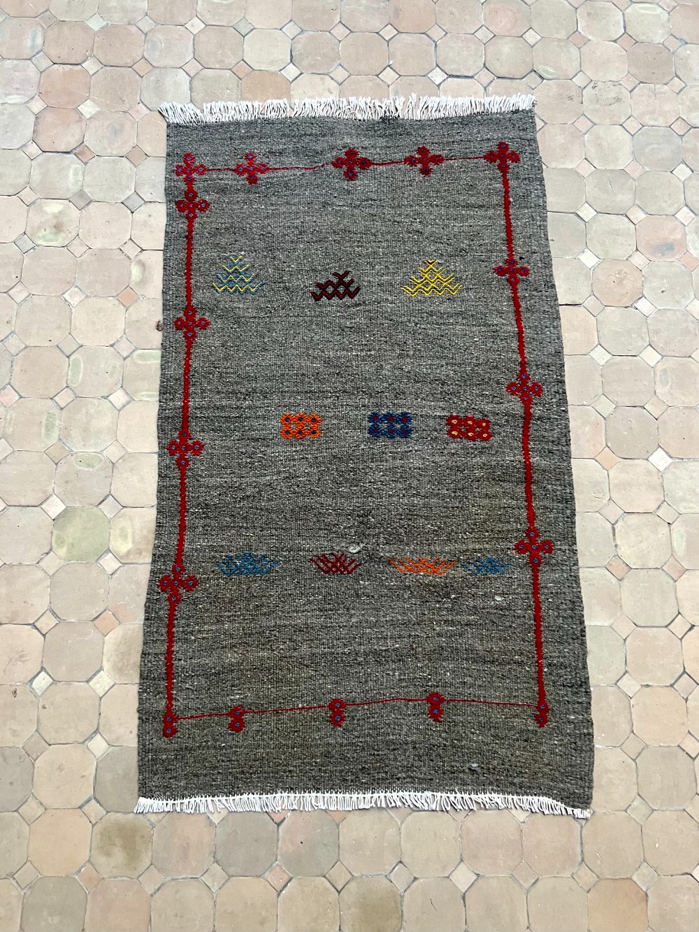 Moroccan Flatweave Rug 125x75cm