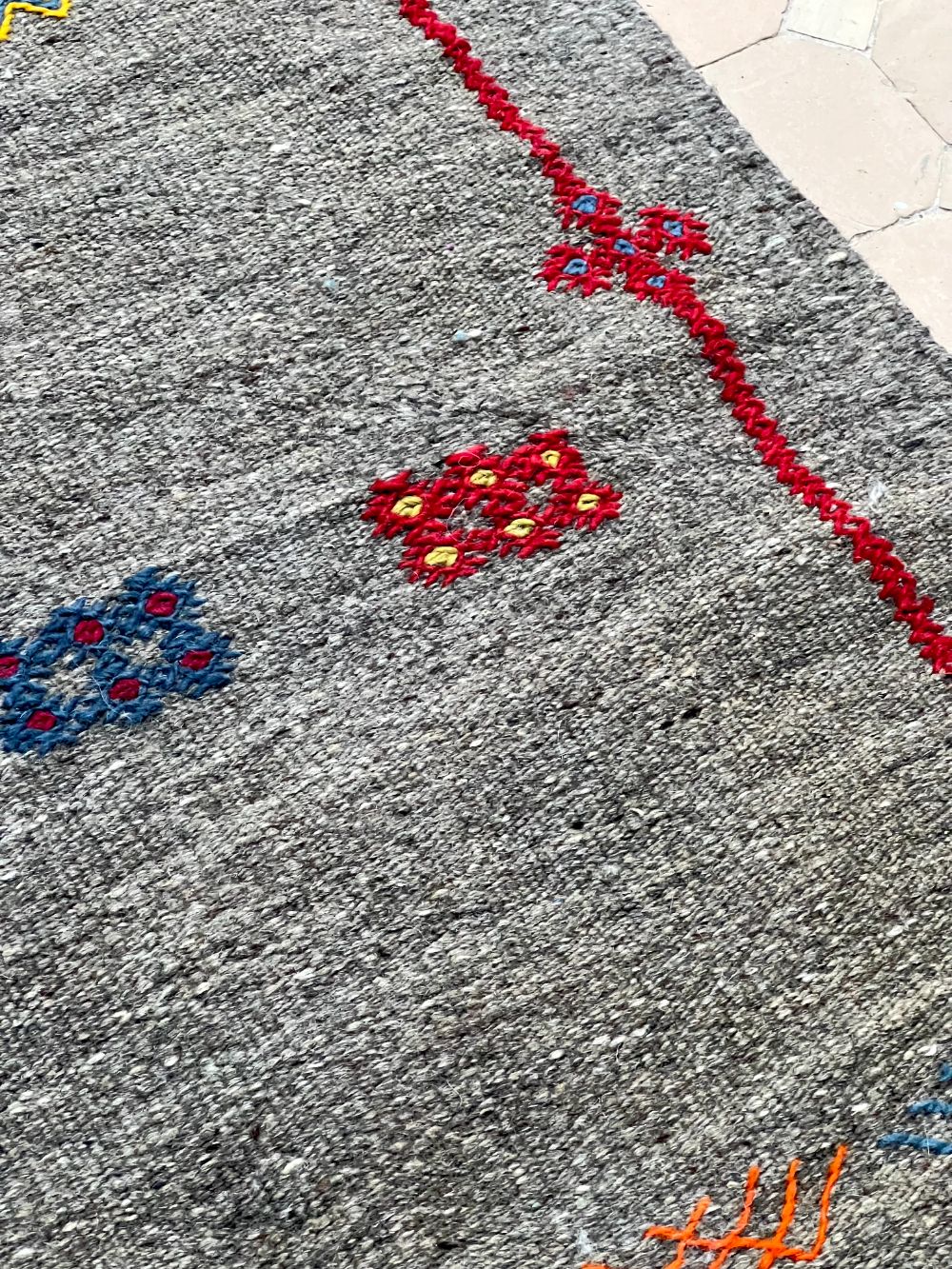 Moroccan Flatweave Rug 125x75cm