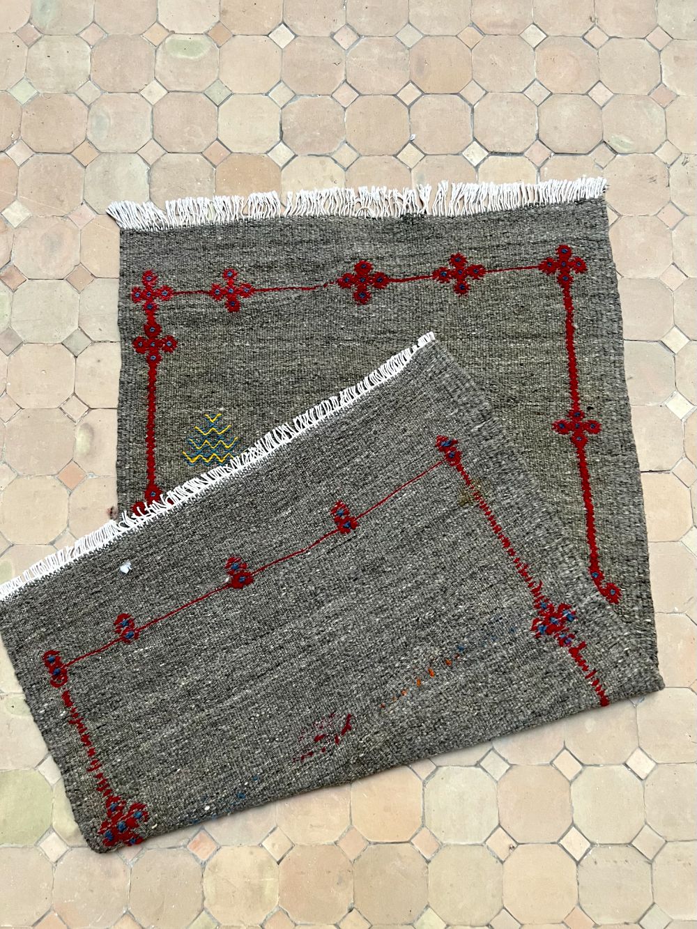 Moroccan Flatweave Rug 125x75cm