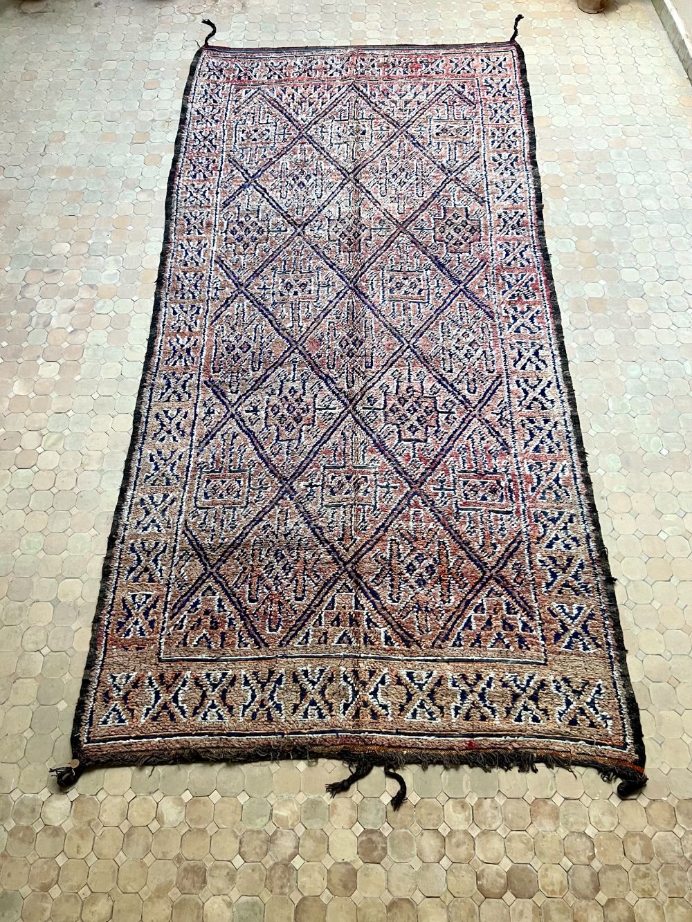 Marokkolainen vintage Zayane matto 420x200cm