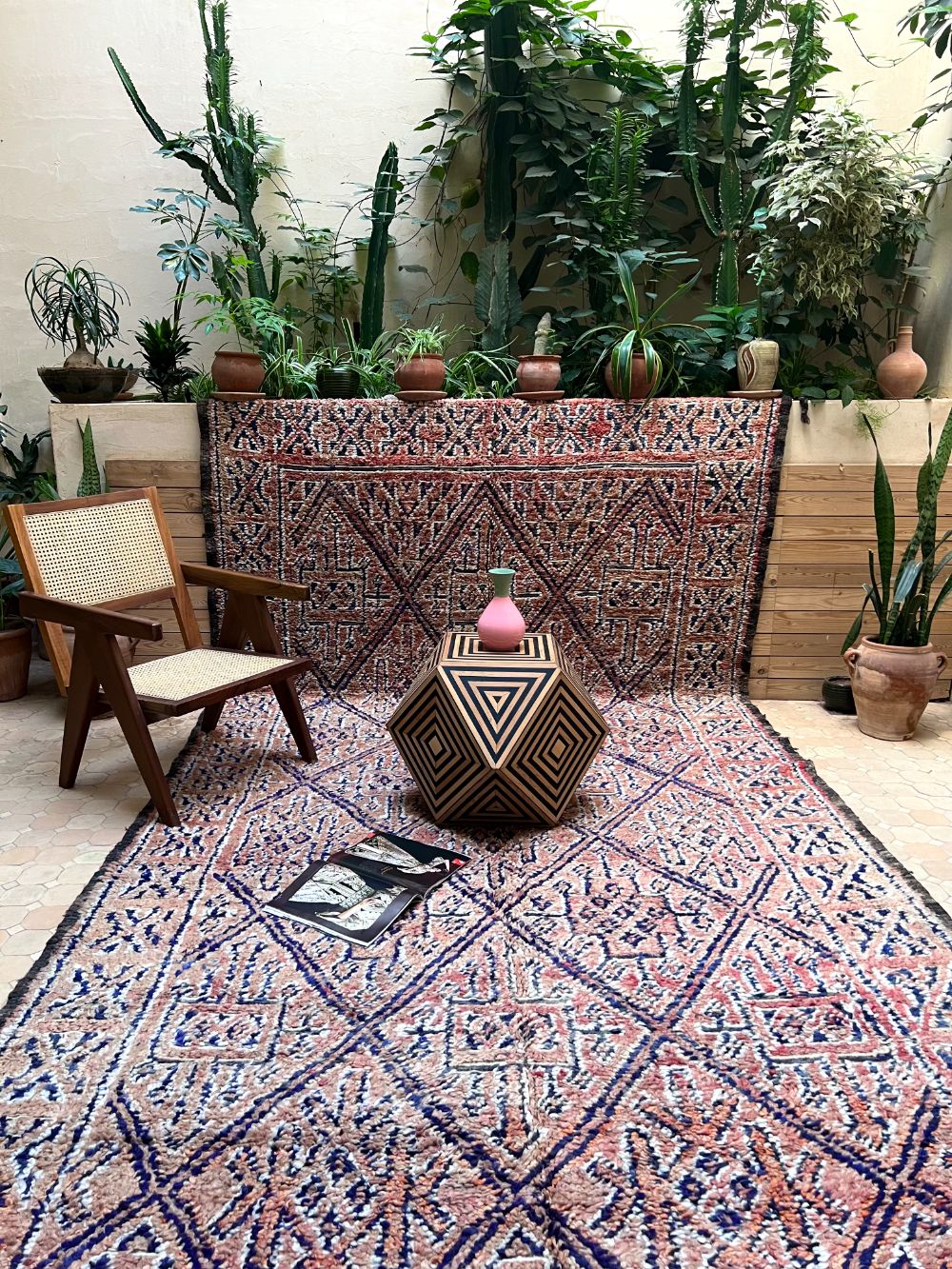 Marokkolainen vintage Zayane matto 420x200cm