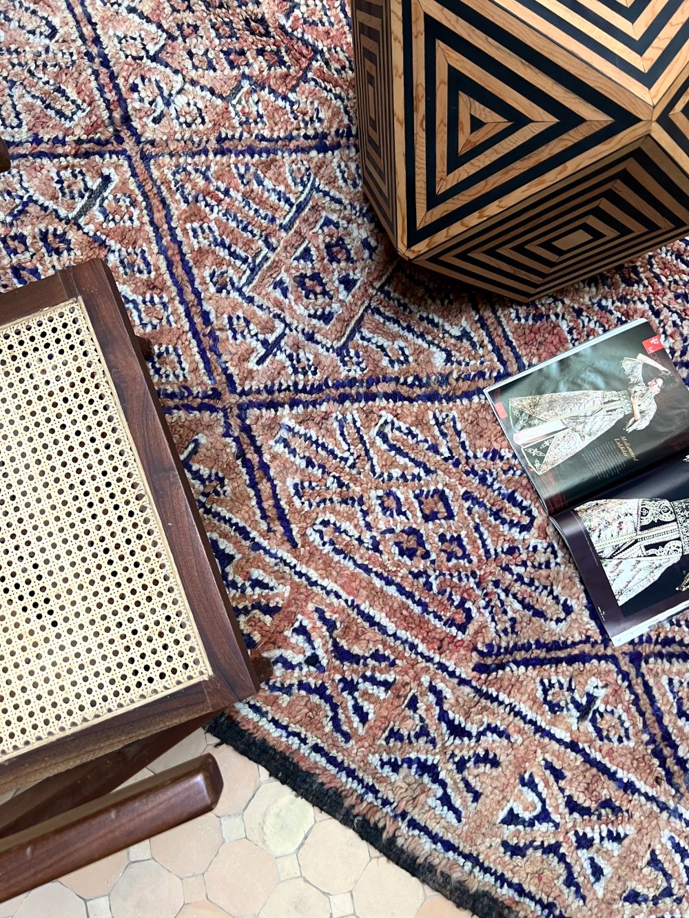 Marokkolainen vintage Zayane matto 420x200cm