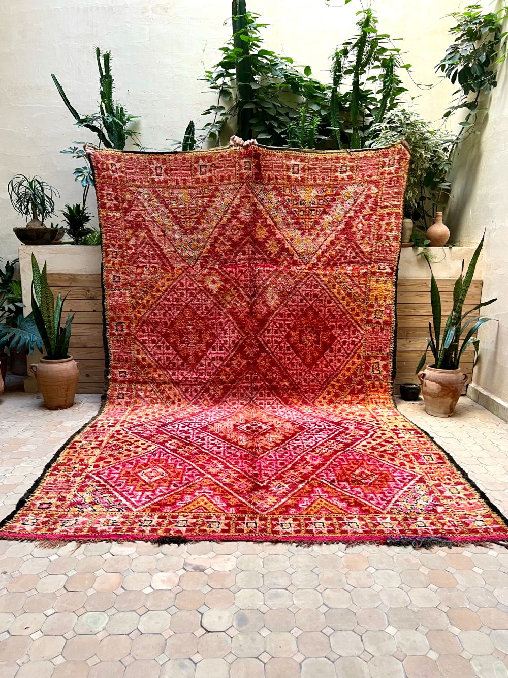 Moroccan Vintage Beni M'Guild Rug 335x210cm