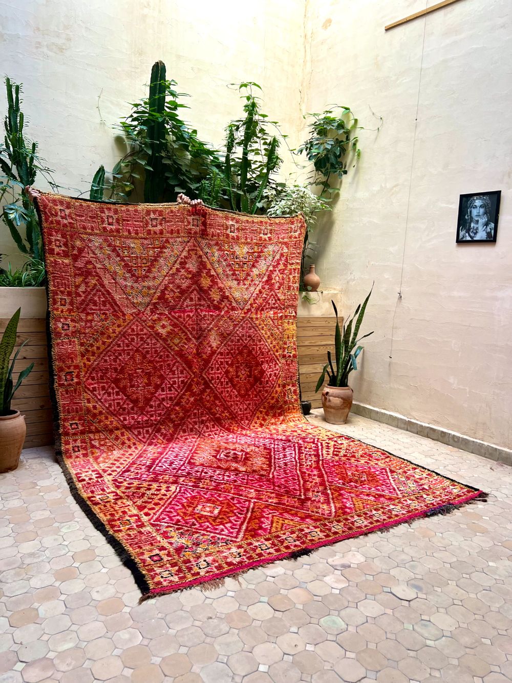 Moroccan Vintage Beni M'Guild Rug 335x210cm