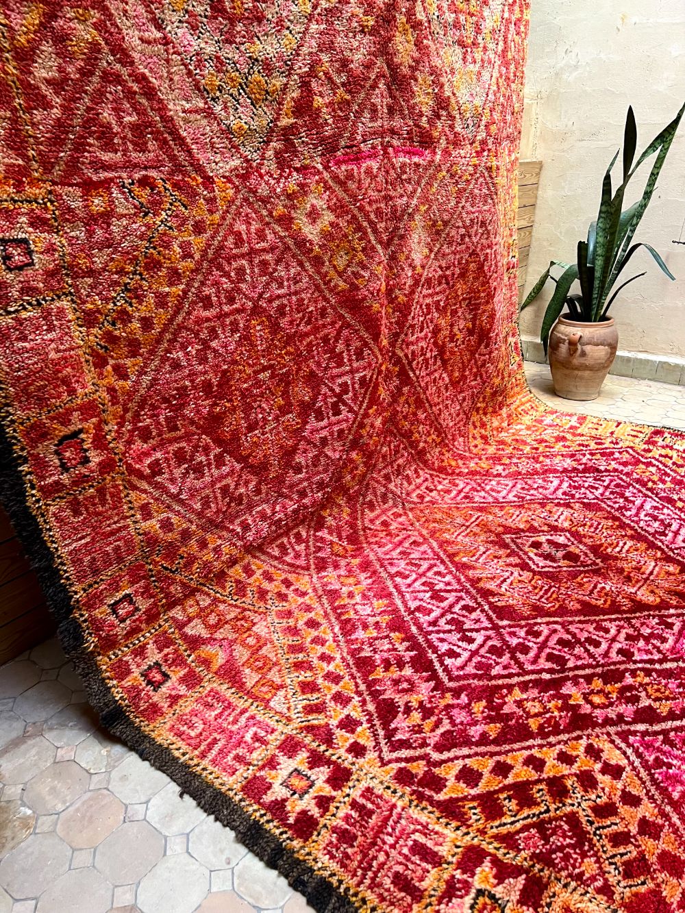 Moroccan Vintage Beni M'Guild Rug 335x210cm