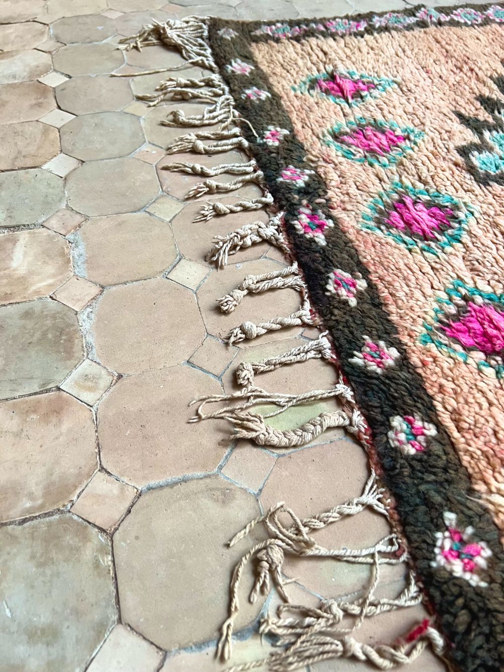 Moroccan Vintage Boujaad Rug 370x175cm