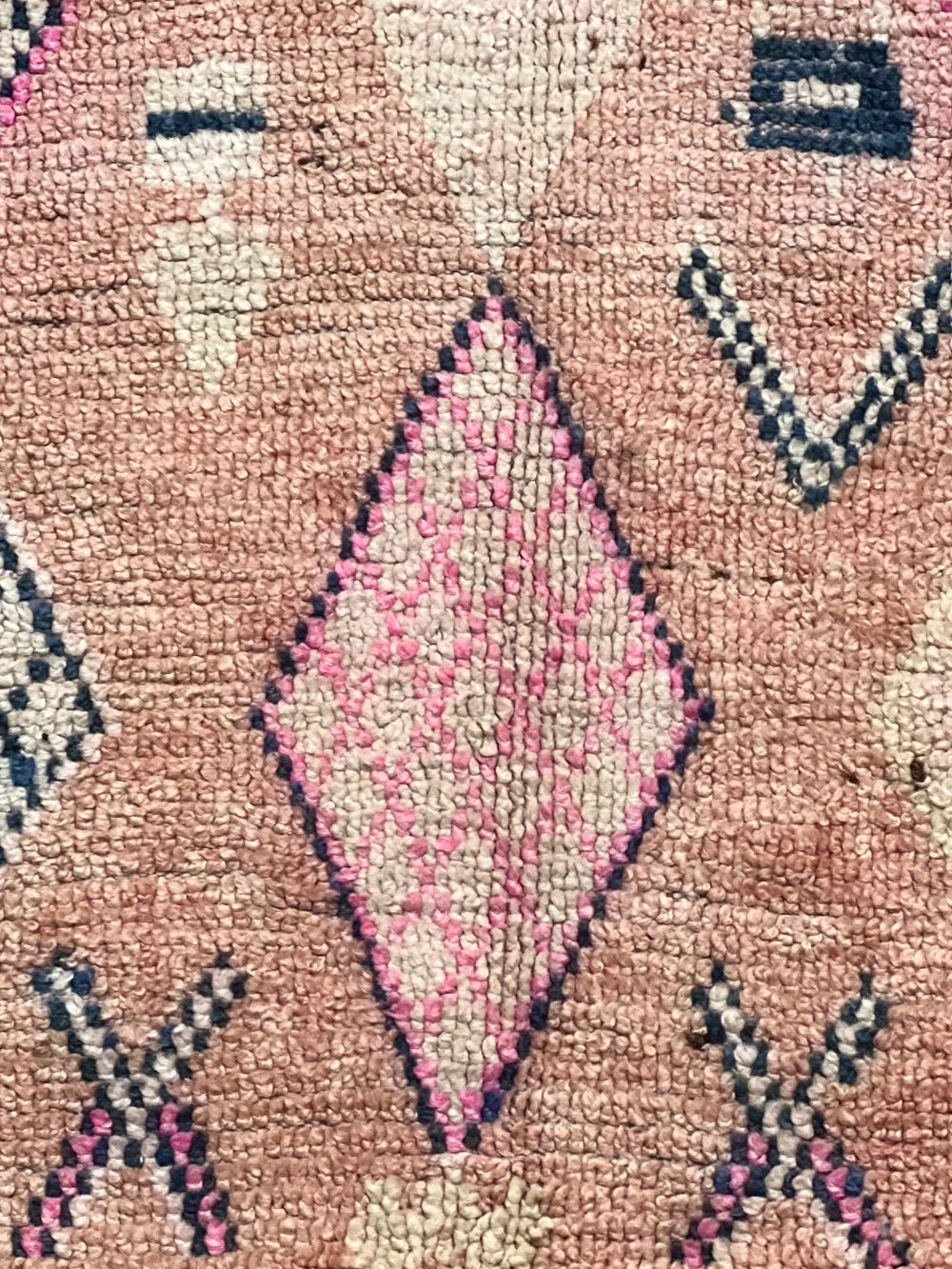 Moroccan Vintage Boujaad Runner Rug 360x165cm