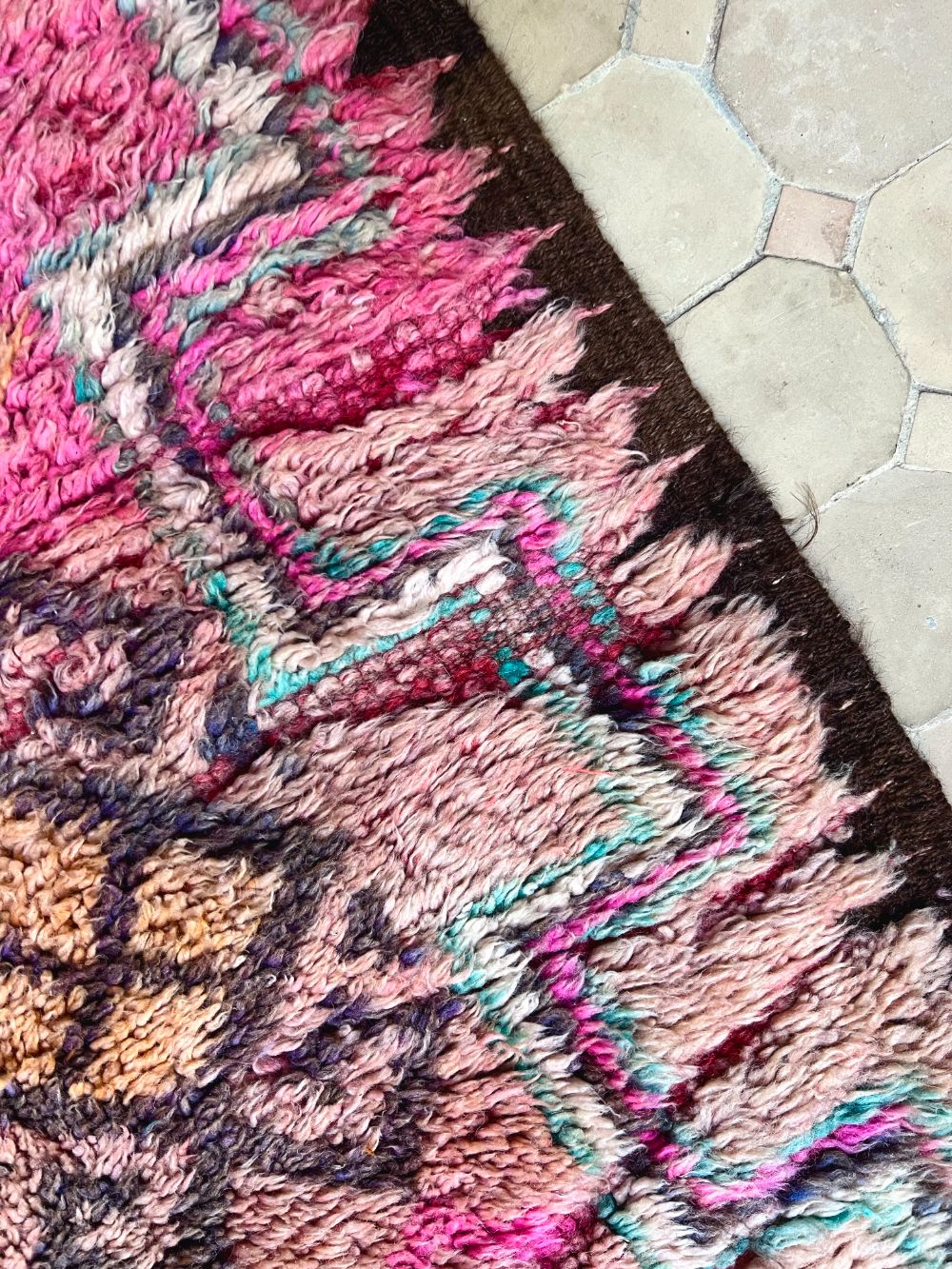 Moroccan Vintage Boujaad Rug 420x180cm