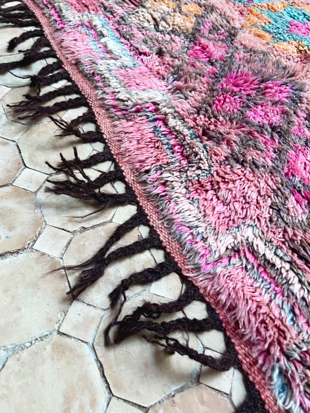 Moroccan Vintage Boujaad Rug 420x180cm