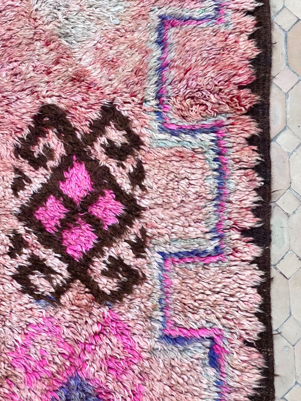 Moroccan Vintage Boujaad Rug 420x180cm