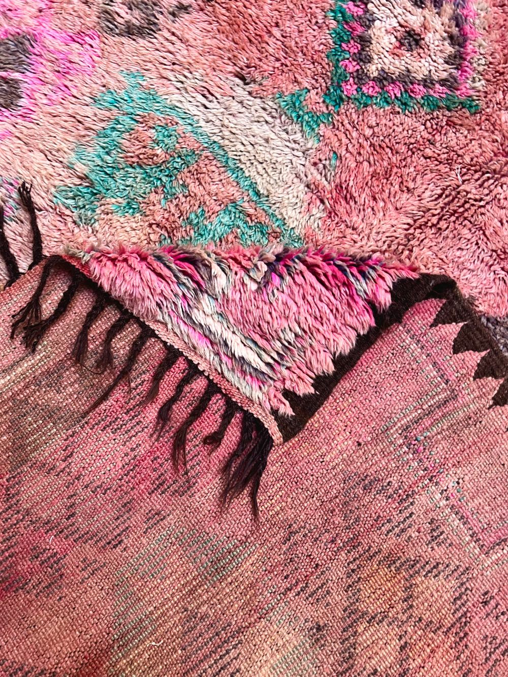 Moroccan Vintage Boujaad Rug 420x180cm