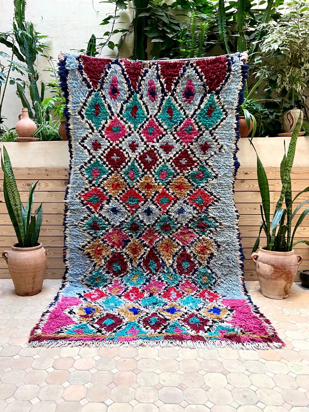 Moroccan Vintage Azilal Rug 230x130cm