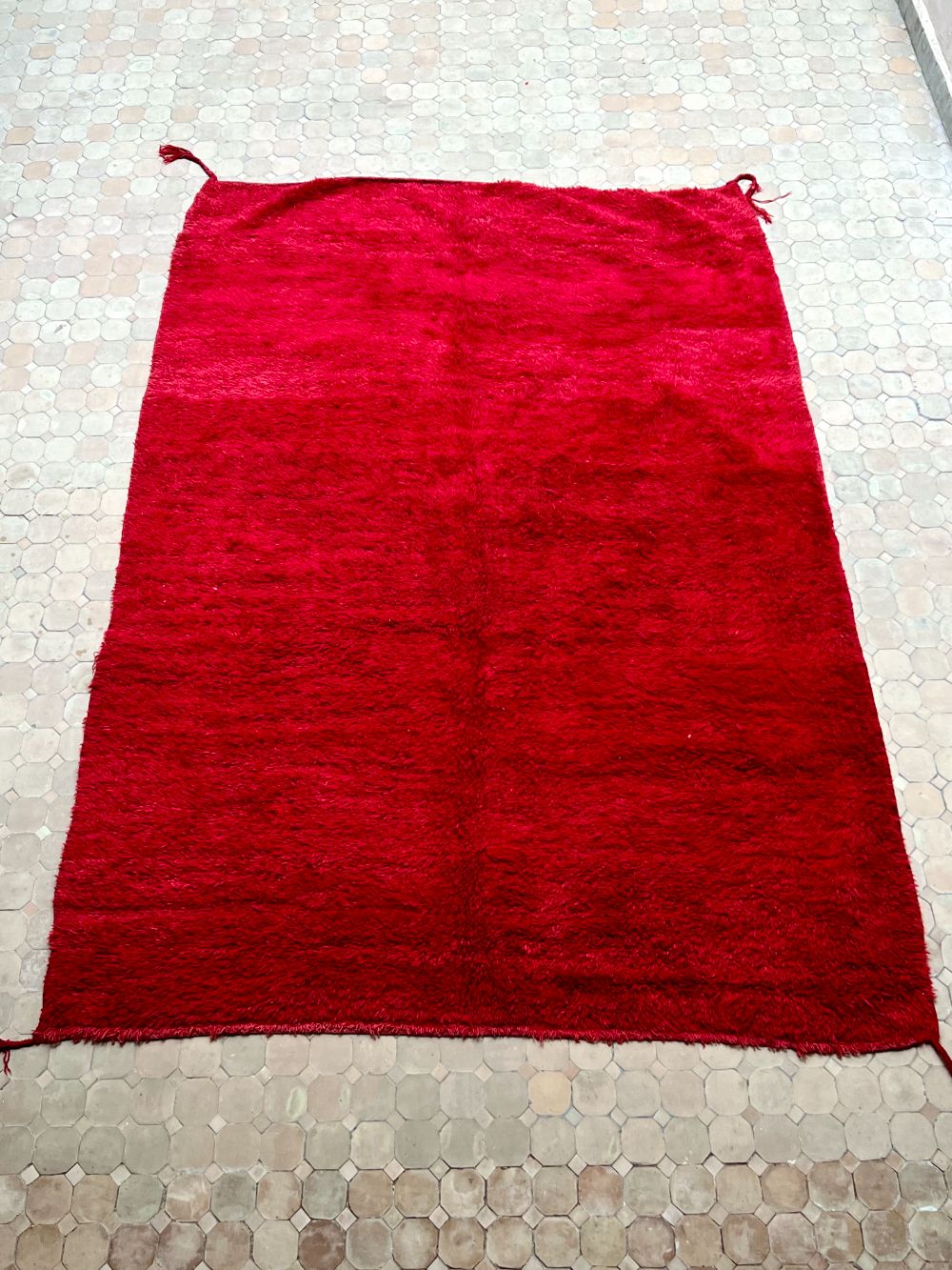 Marokkolainen vintage yksivärinen matto 290x205cm